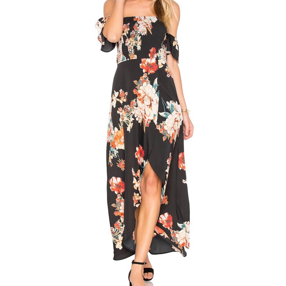 Revolve Band Of Gypsies floral maxi dress small